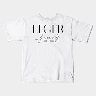 Leger Family EST. 2020, Surname, Leger Kids T-Shirt